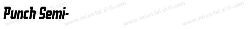 Punch Semi字体转换